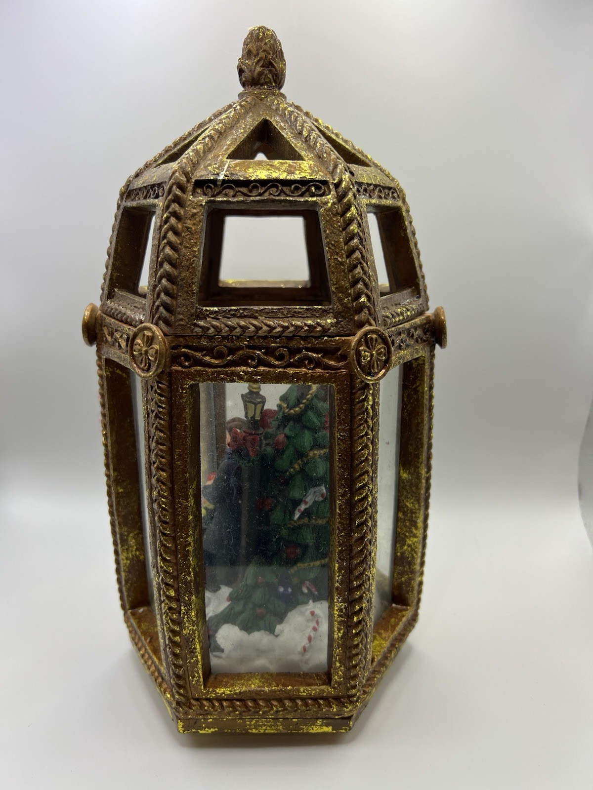 Elements Caroler Gazebo Lantern Lighted Musical. Tested. Works. READ!