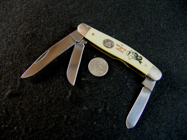 MOORE MAKER-3300B–STOCKMAN–GHOST-FOLDING KNIFE–MATADOR TX