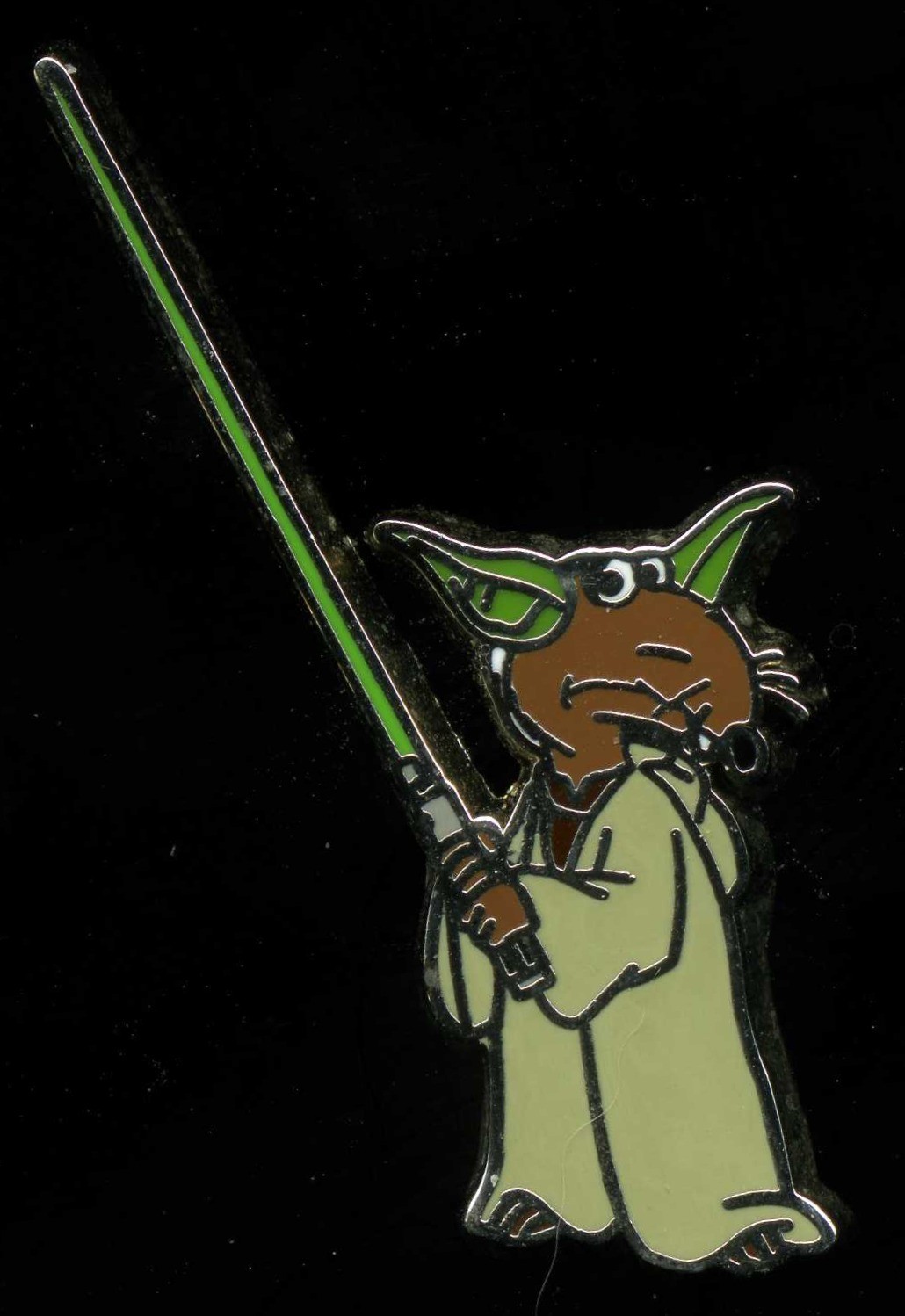 Disney Pin *Star Wars Muppets* 2010 Mystery Series – Rizzo the Rat as Yoda!