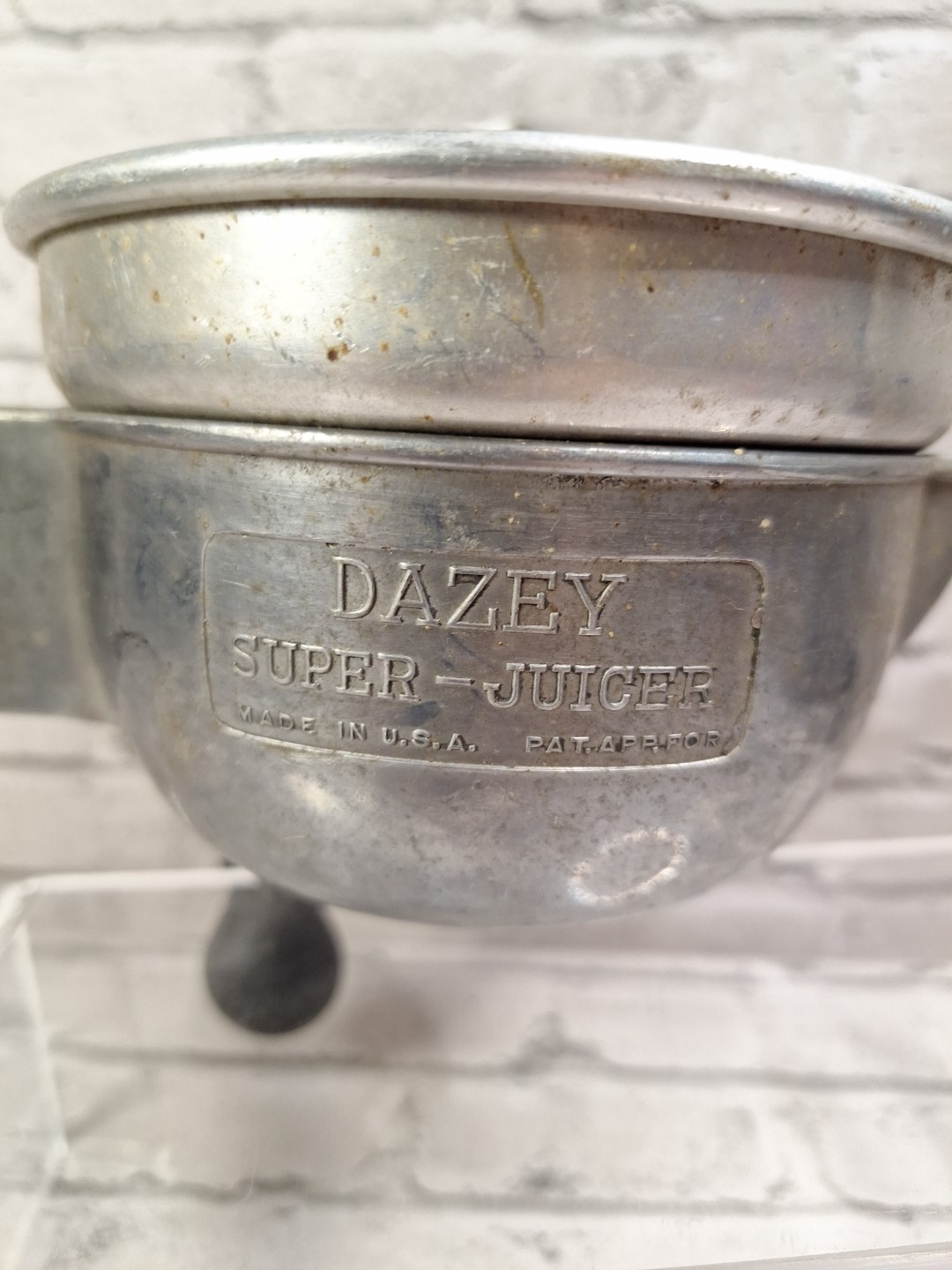 Vintage 1920-1949 Dazey Super Juicer Dazey Churn & Mfg Co St Louis Pat. App.For