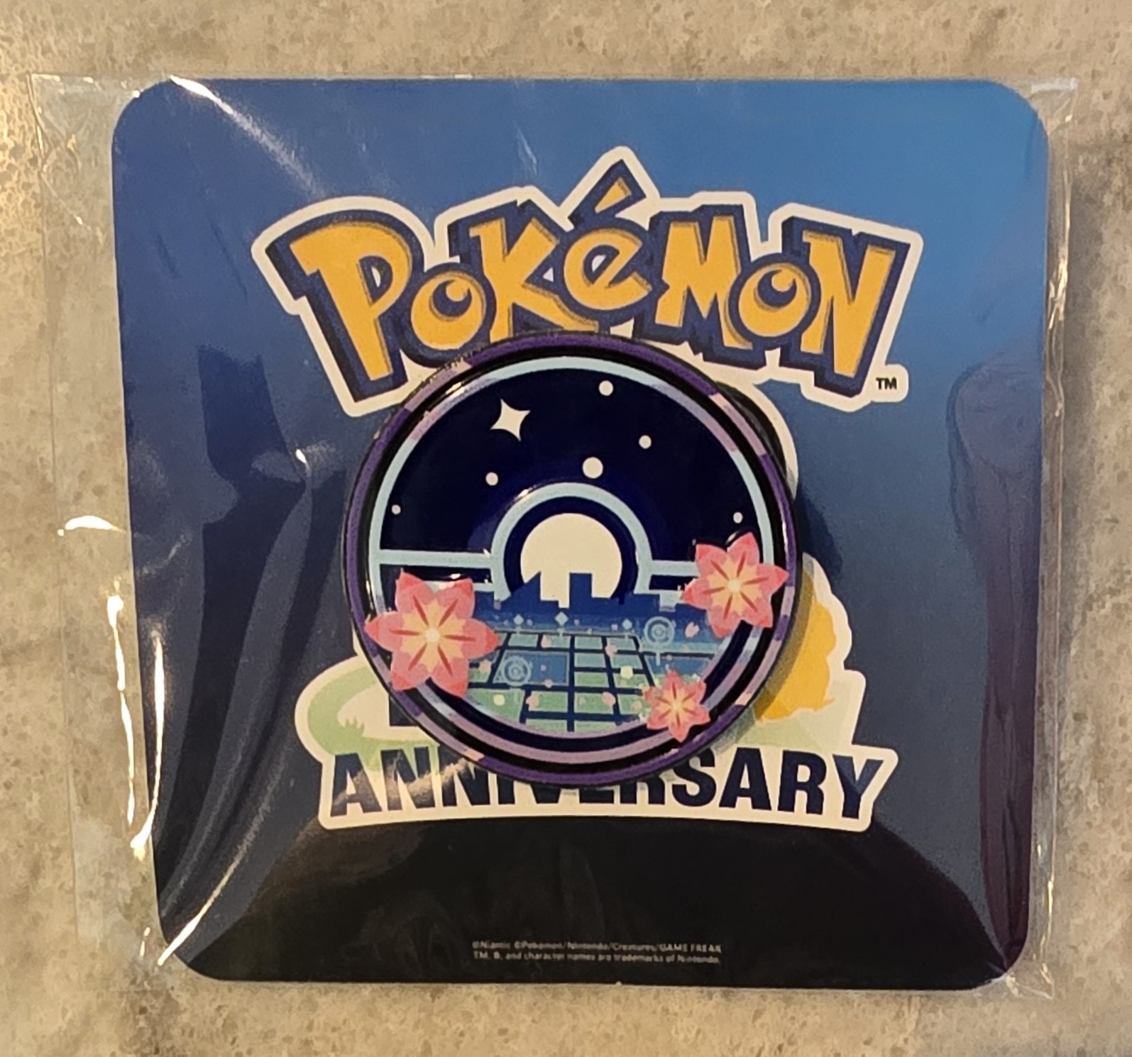Pokémon GO 10 Year Anniversary Pin – 2022 Live Event – New Sealed