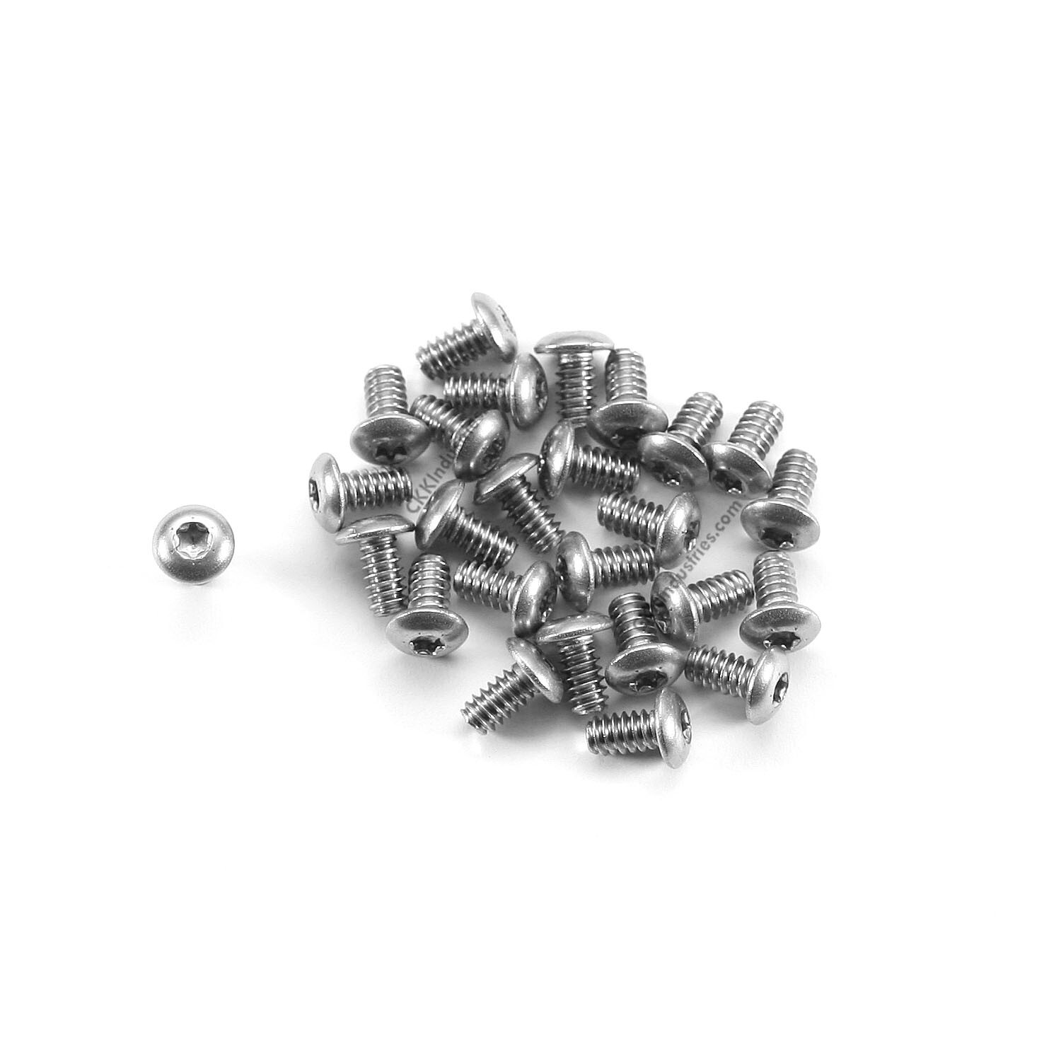 6-32 – TORX – Button Head Screws- (.250) – Knife Making Parts – 25 Count