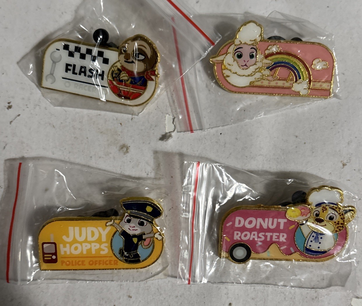 Disney ZOOTOPIA “My Dream Job” Set Of 4 Pins