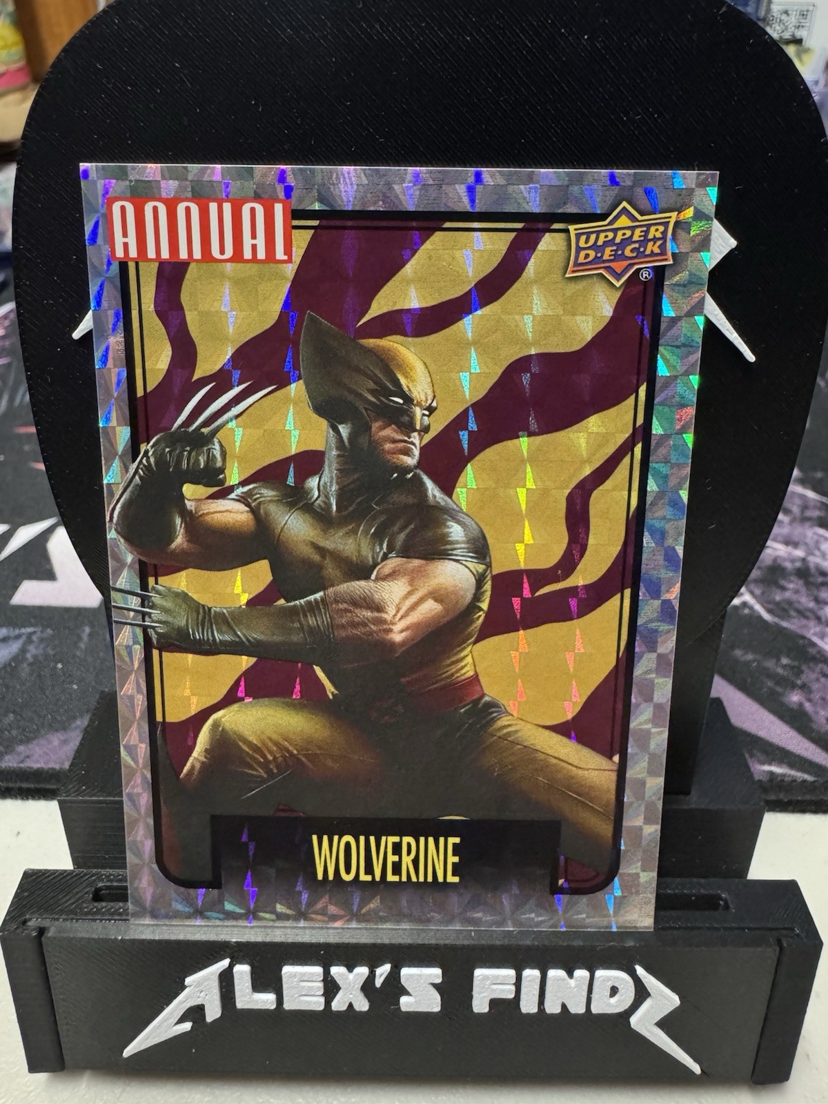 Wolverine 2022-23 Upper Deck Marvel Annual Backscatters Gold #B15