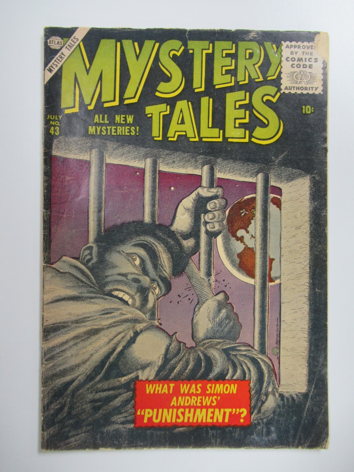 1956 Atlas Comics Mystery Tales #43