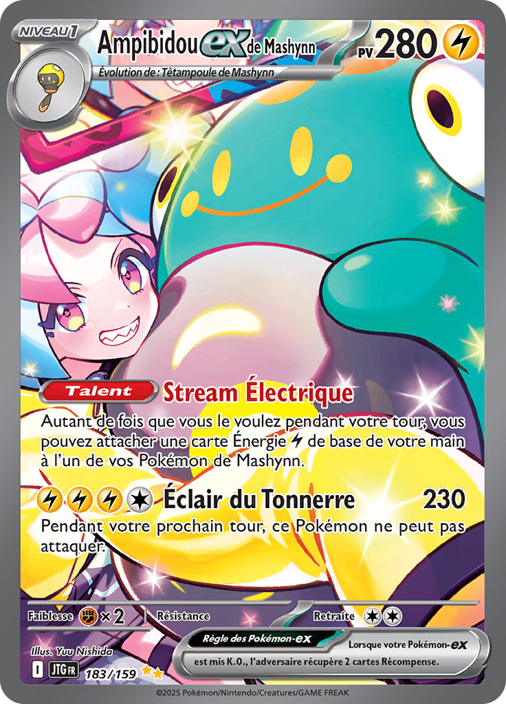 Pokemon Card Ampibidou-ex by Mashynn 183/159 Alternative Adventures Set
