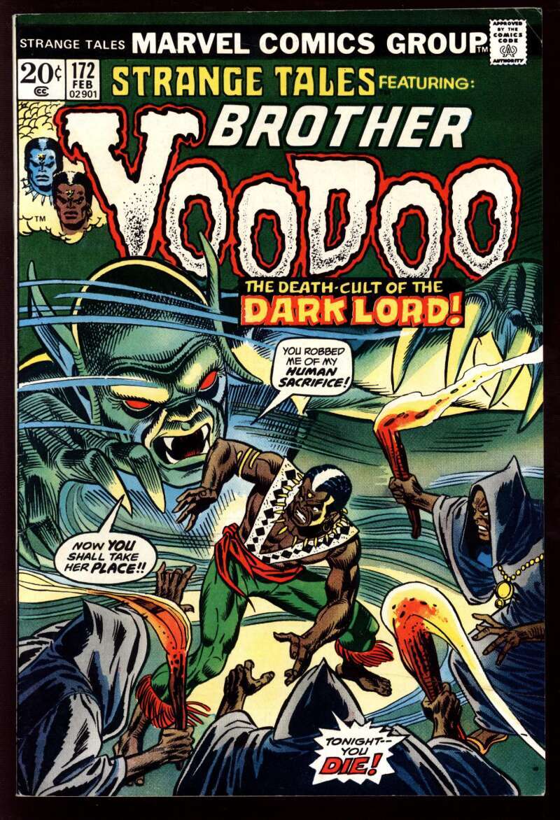 STRANGE TALES #172 7.5 // GIL KANE & FRANK GIACOIA COVER MARVEL COMICS 1974