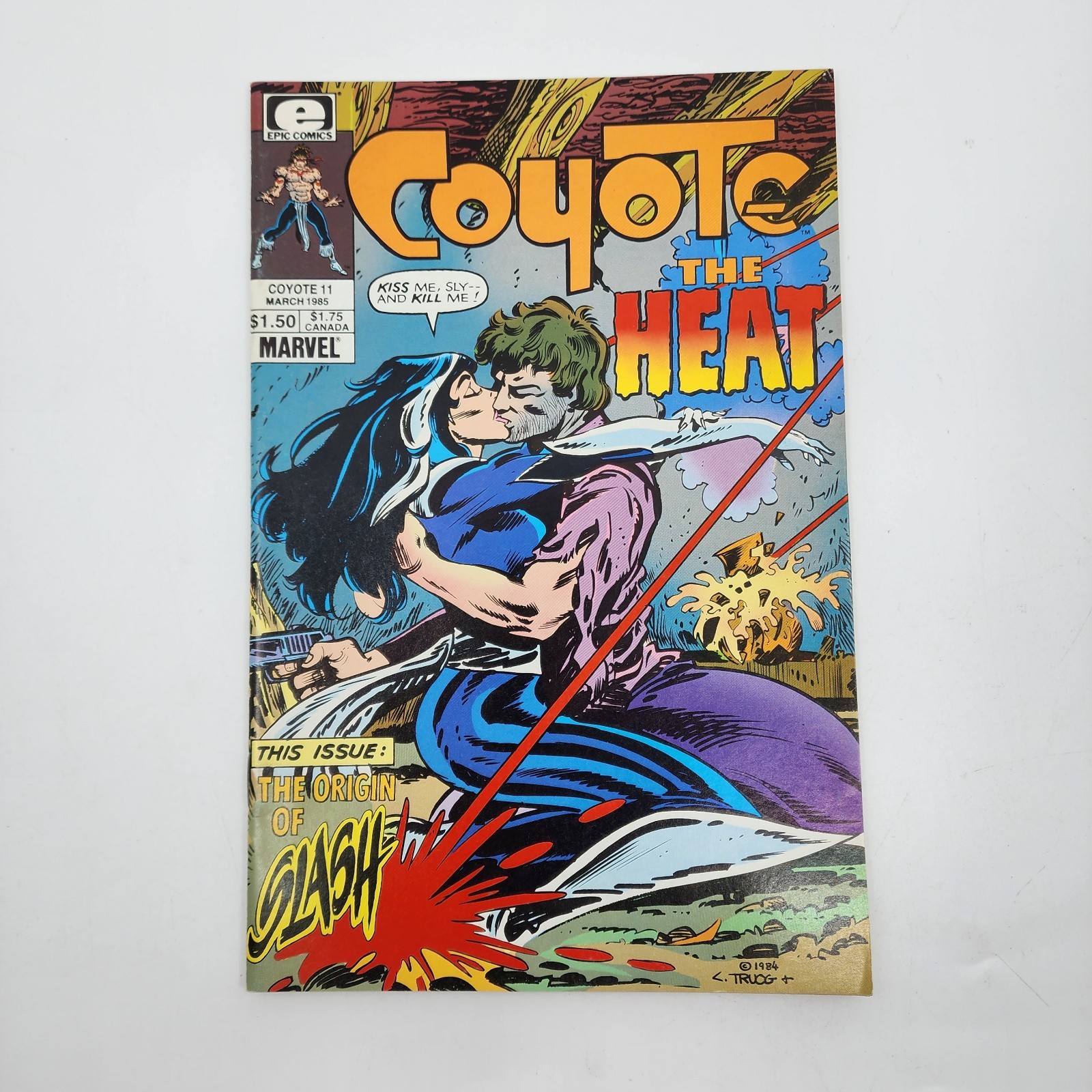 Coyote Comic Book #11 VG Marvel Comics 1st McFarlane Art 1985