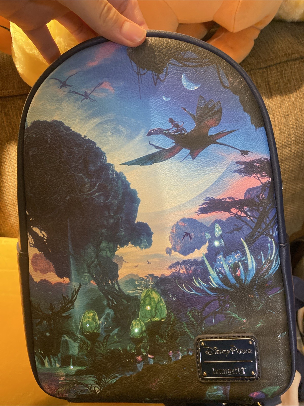 Loungefly Disney Pandora the World of Avatar Light-Up Mini Backpack