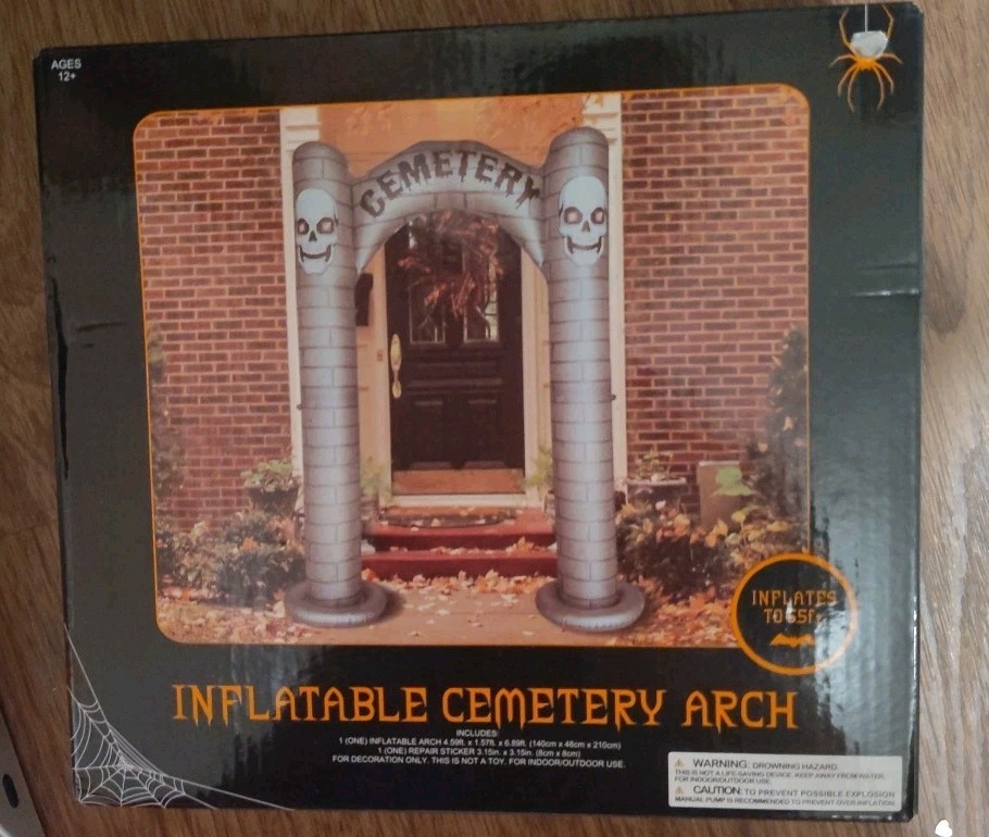 Inflatable Cemetery Arch Party Halloween
