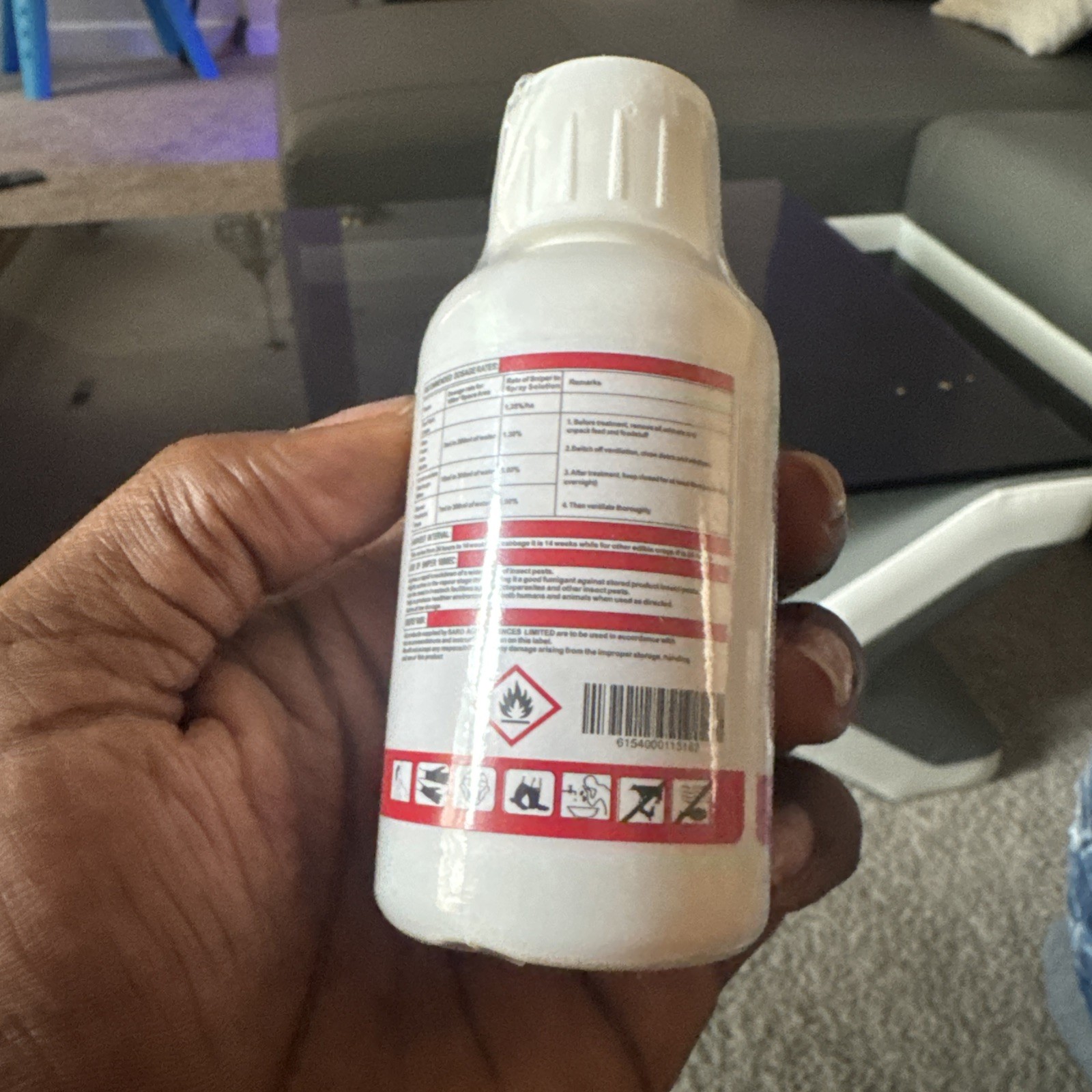 Sniper 1000EC DDVP Insecticide 100ml Plastic Bottle for Insects