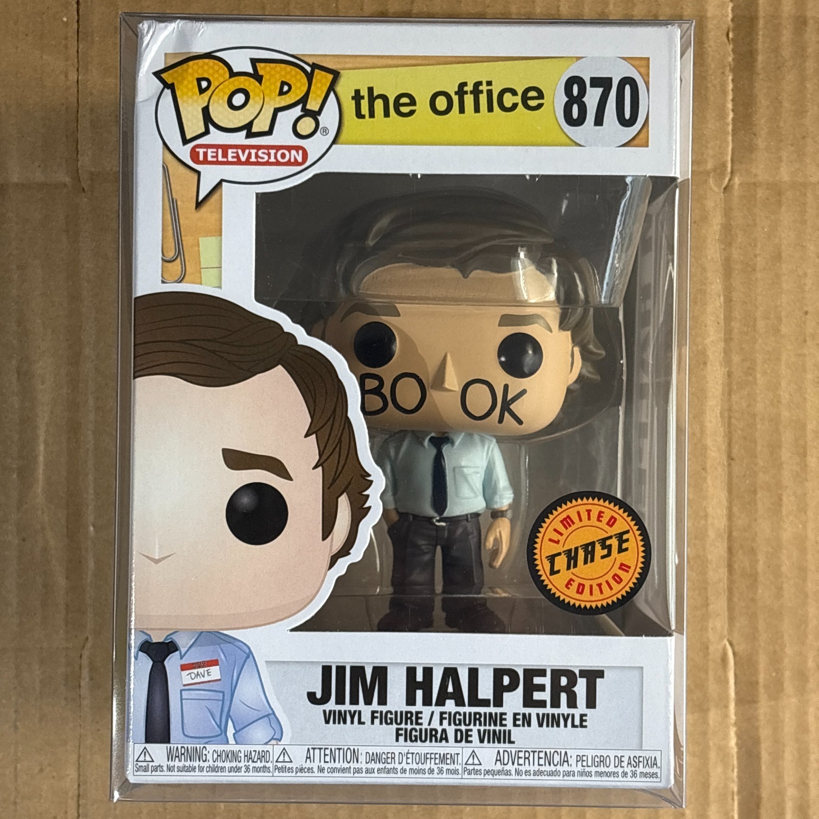 Funko Pop! Jim Halpert CHASE #870, The Office, Facebook, TV