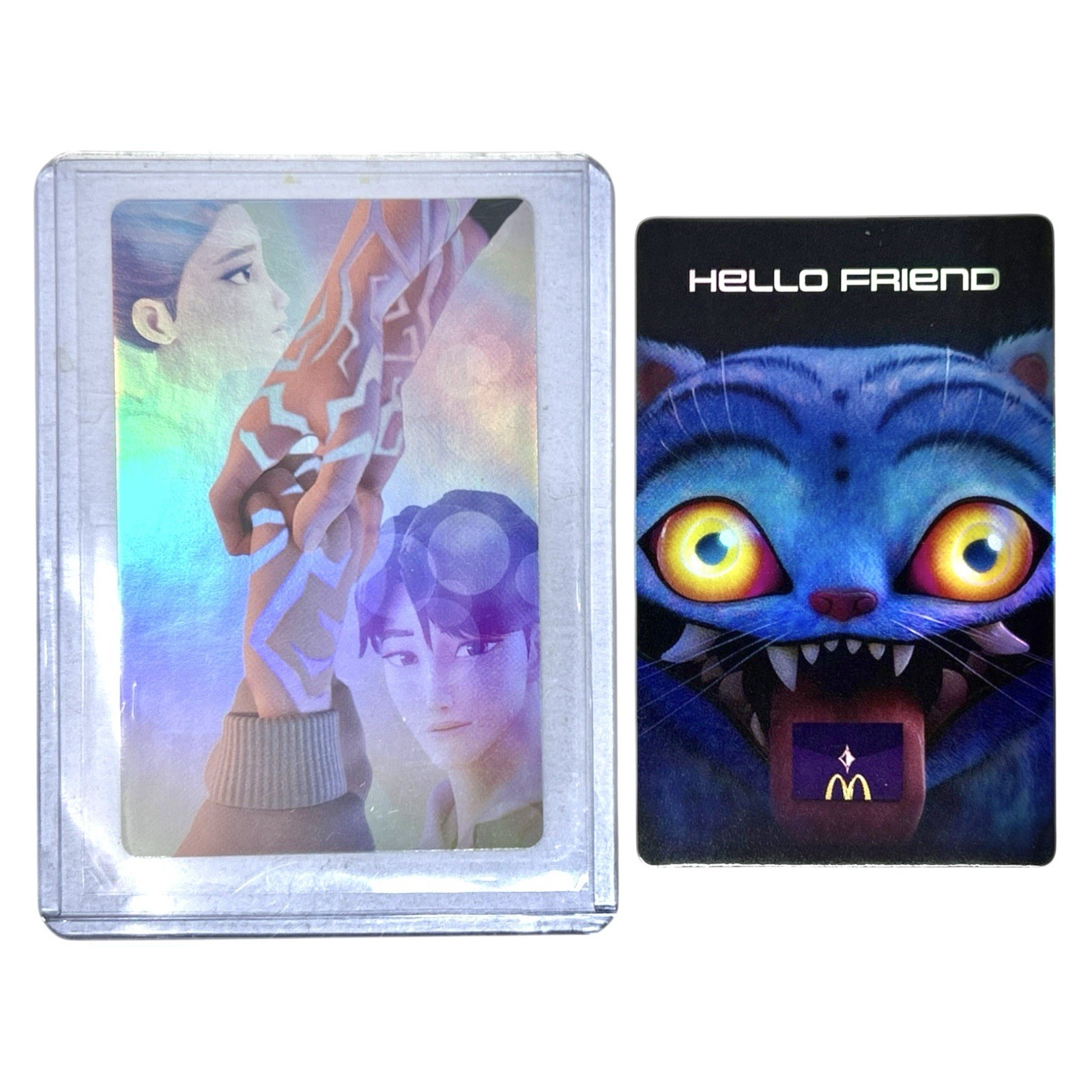 McDonald’s K-Pop Demon Hunters Rumi Jinu Hands Ultra Rare Heart Photocard Card