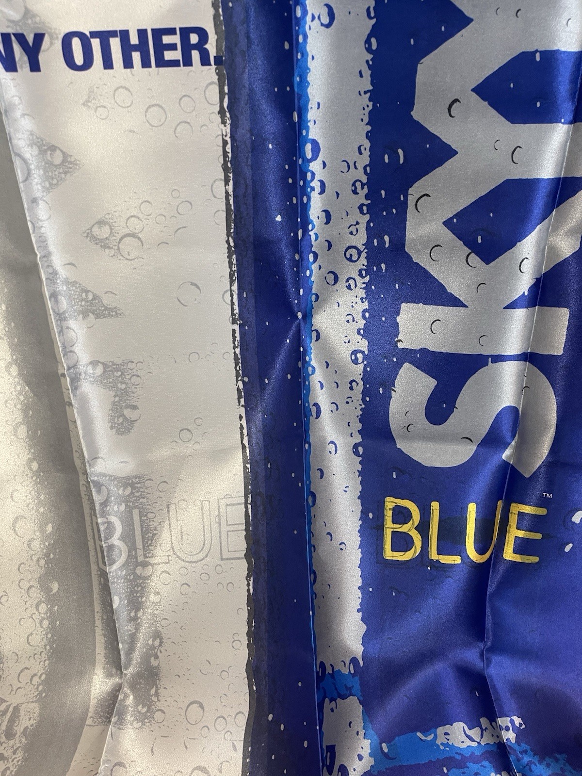 2002 Skyy Blue Vodka Beverage Banner Flag 2.5’ X 4.5’