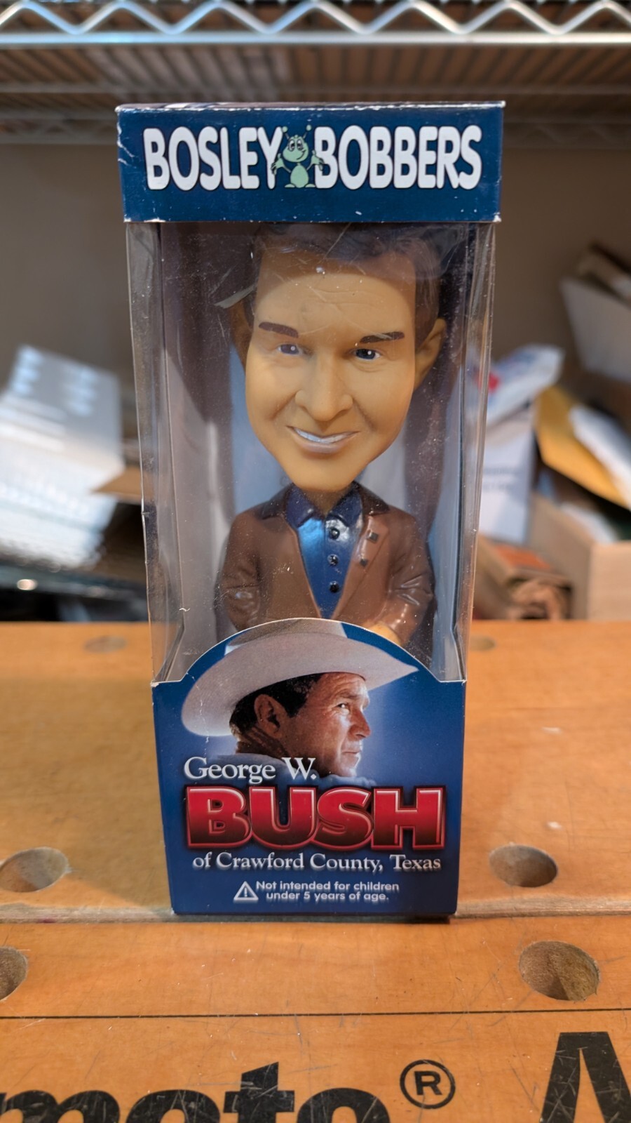 Bosley Bobbers President George W. Bush New in box