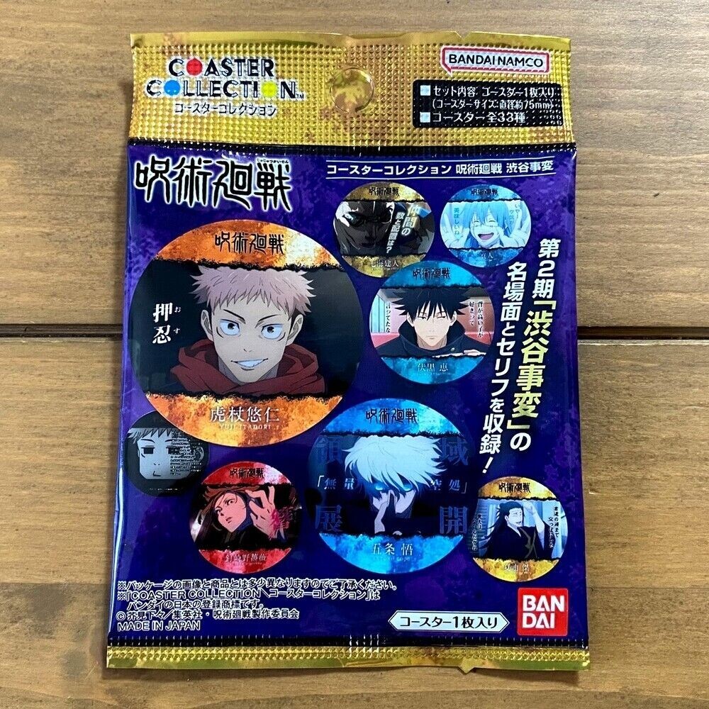 Jujutsu Kaisen Coaster Collection Random Made in Japan BANDAI NAMCO