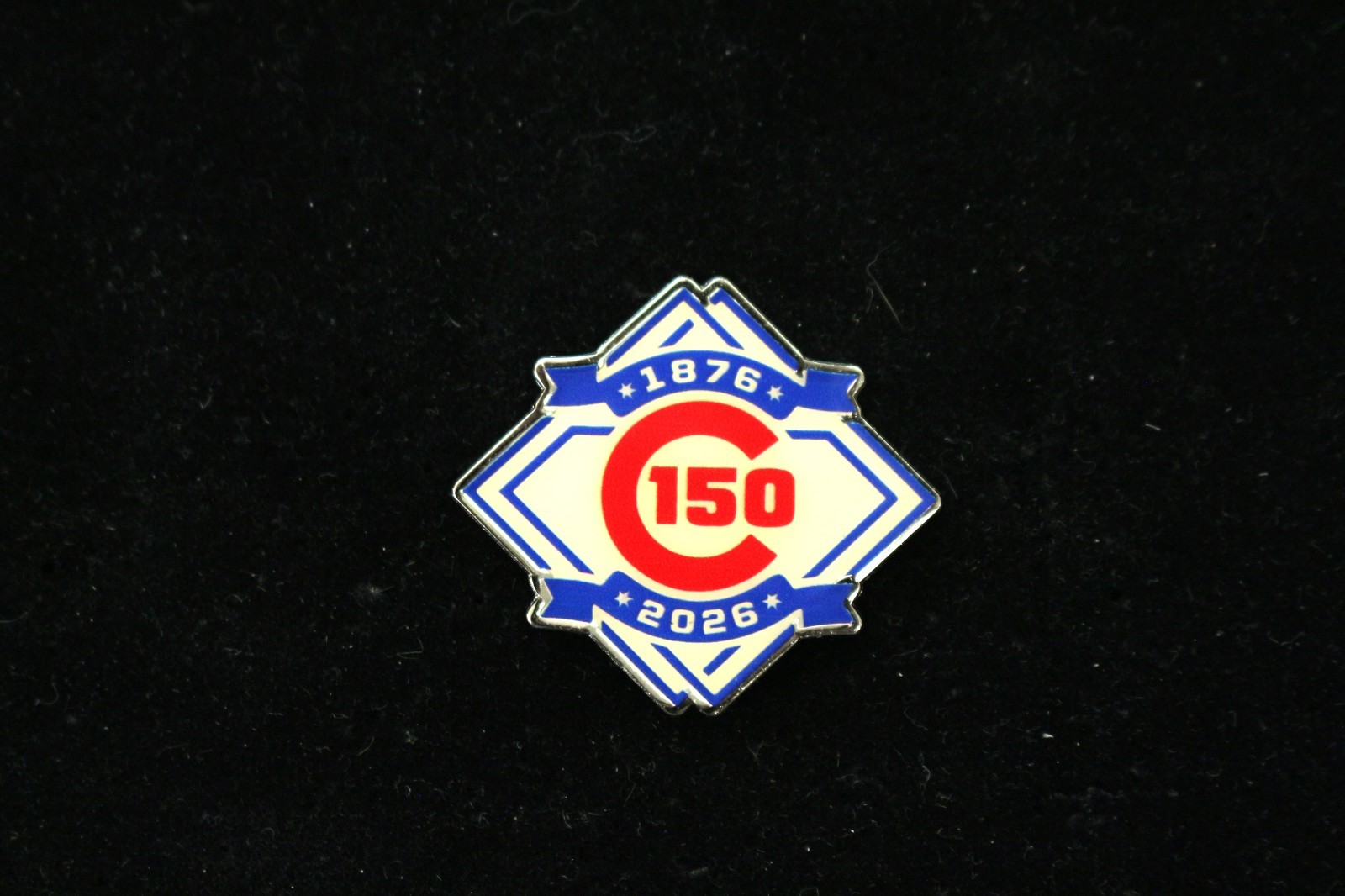 150th Anniversary – Chicago Cubs Diamond – Limited Edition Lapel Pin