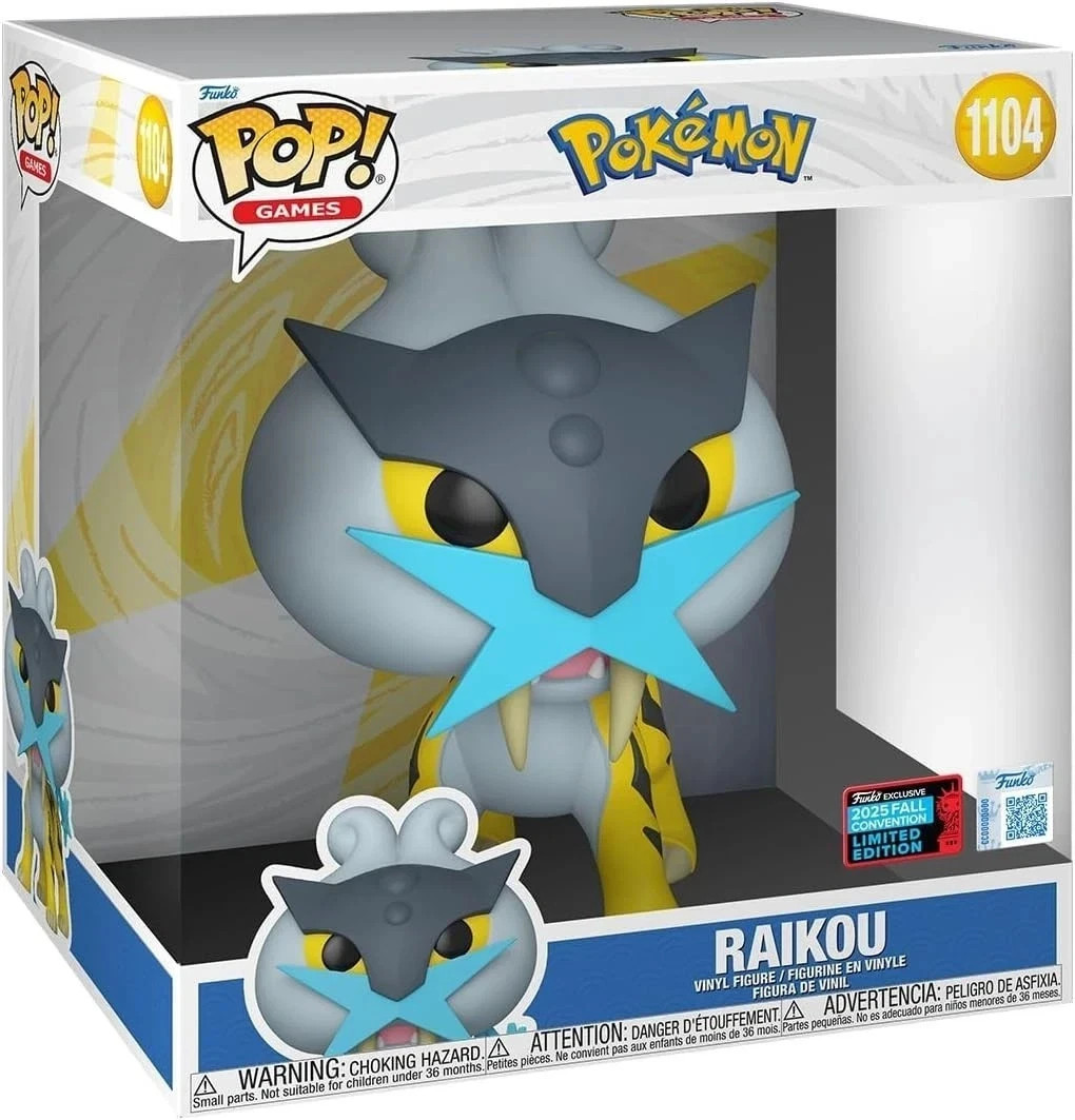 Funko Pop! Jumbo: Pokemon – Raikou Collectable Vinyl Figure