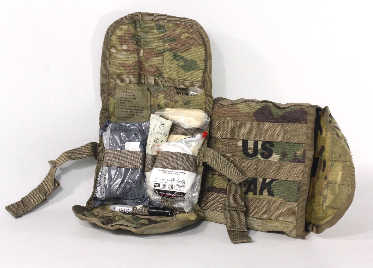 USGI IFAK II Individual First Aid Kit Medical Field Gear Complete Pack Multicam