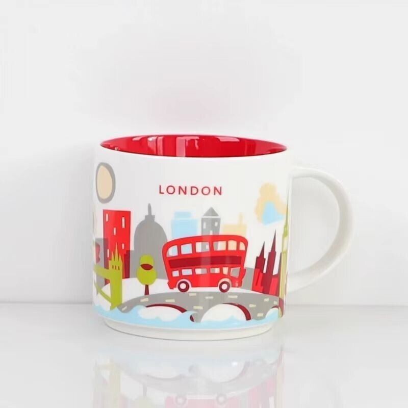 Starbucks 2OZ/59ML Mini Global Cities “You Are Here” Coffee Mug Desktop Ornament