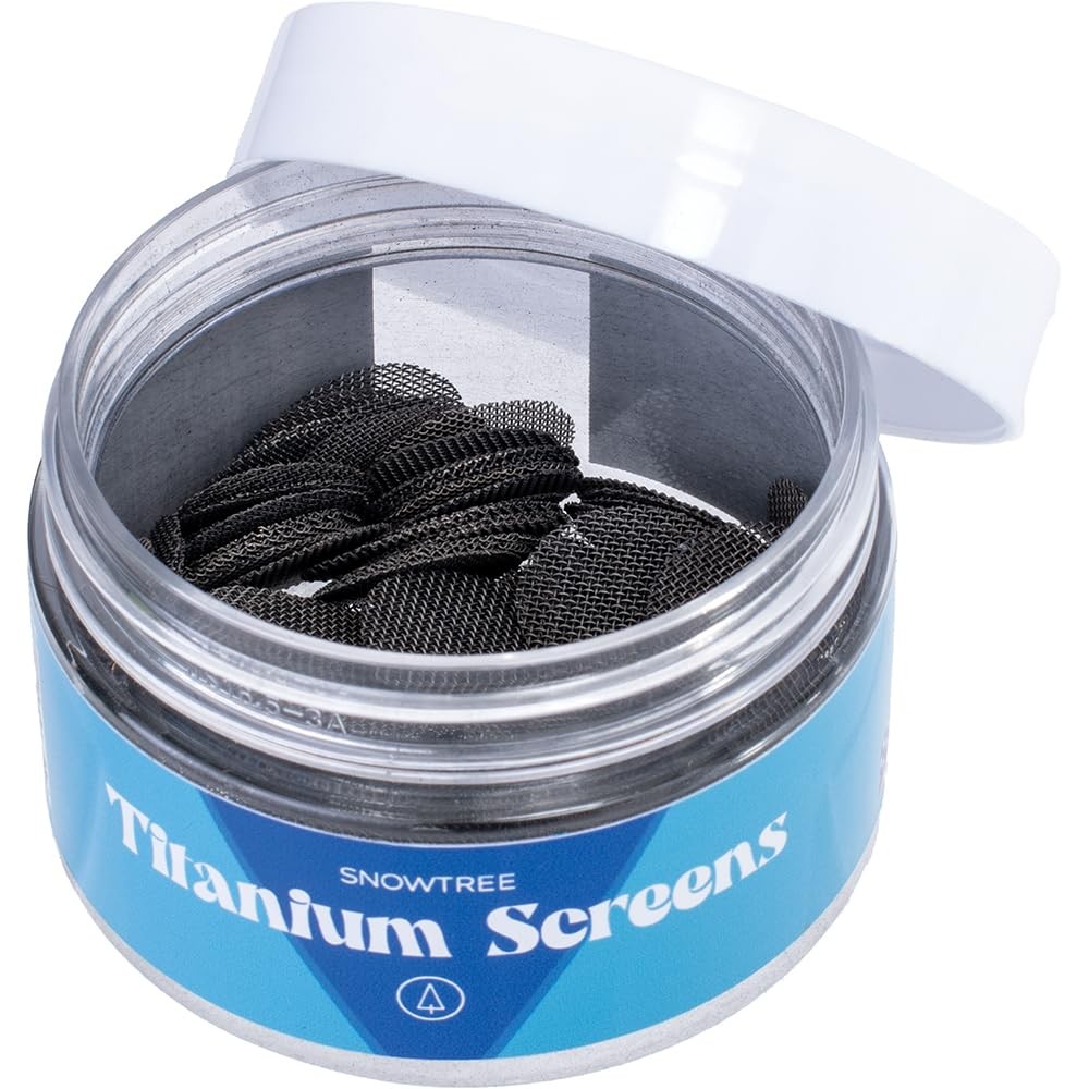 Titanium Replacement Screens 100 Pack 0.75″ Metal Mesh Glass Pieces Heat