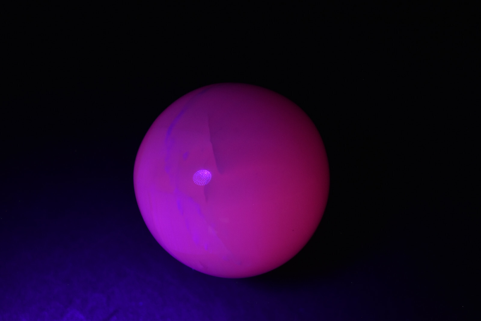 Pink Mangano Calcite Sphere Fluorescent UV Reactive from Pakistan 4.9 cm # S1
