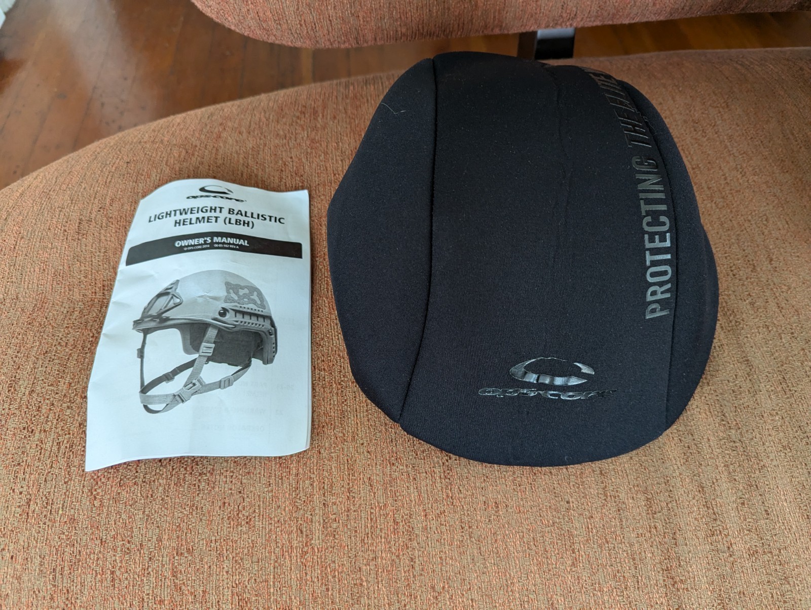 NEW OPS CORE FAST Lightweight Ballistic Helmet LBH Protective Cover with Manual