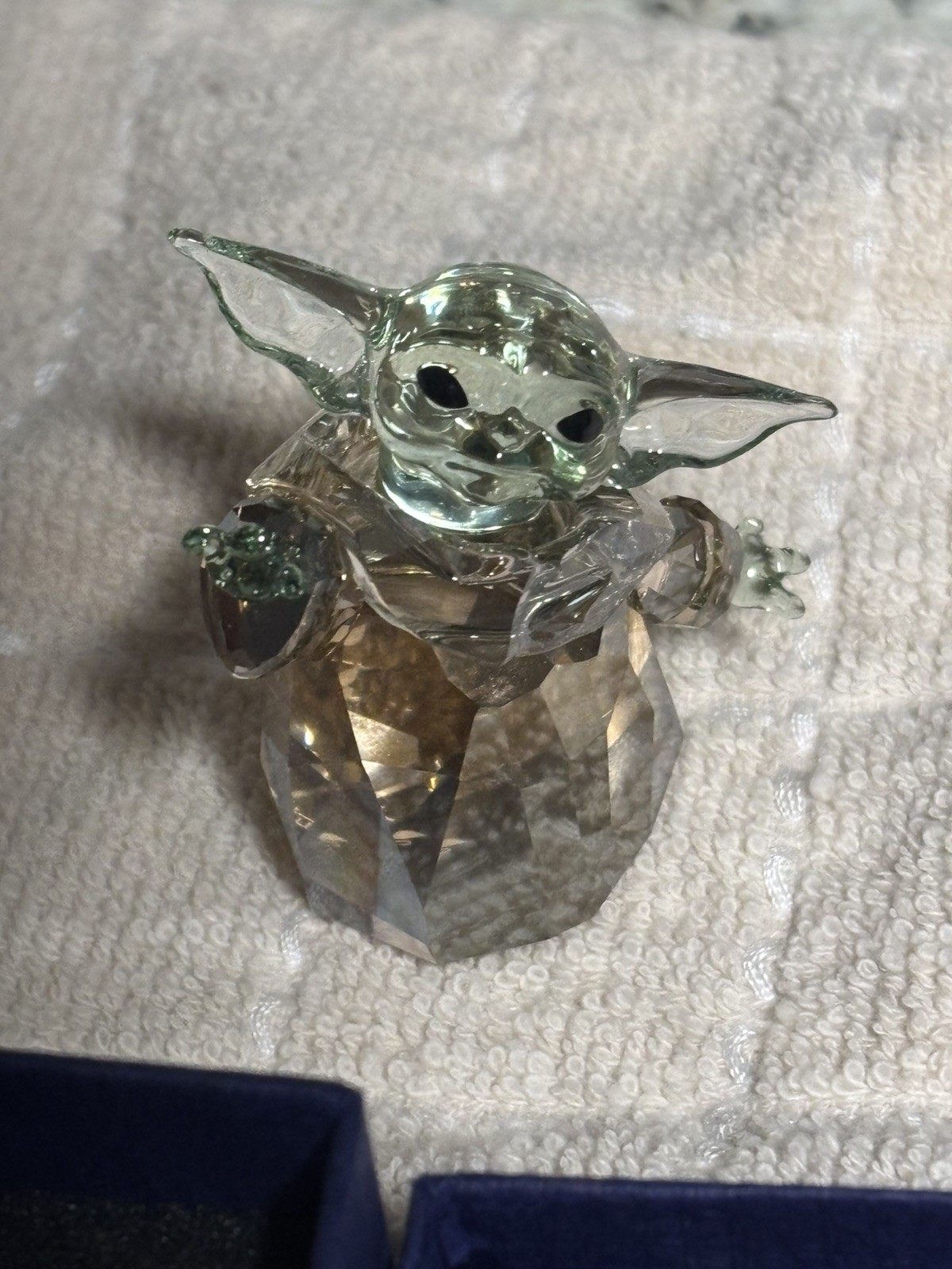 Swarovski Crystal Star Wars Grogu (Baby Yoda, The Child) Mandalorian Figurine