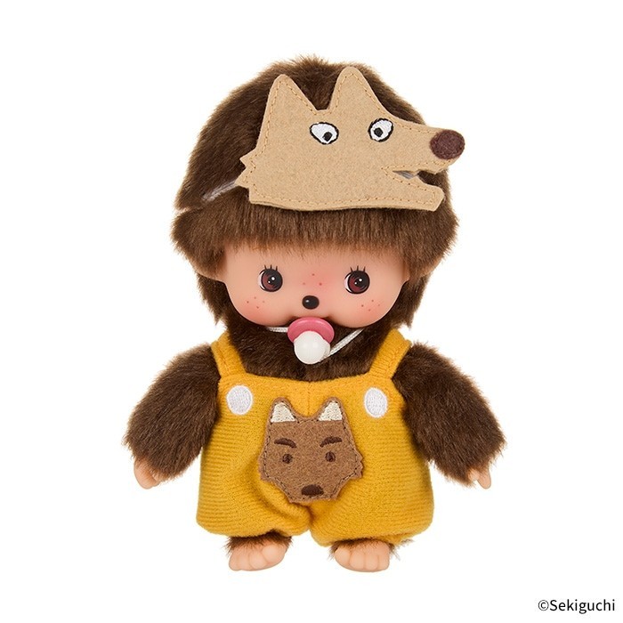 Sekiguchi Bebichhichi Revival WOLF Costume BOY S Size Red Riding Hood Monchhichi