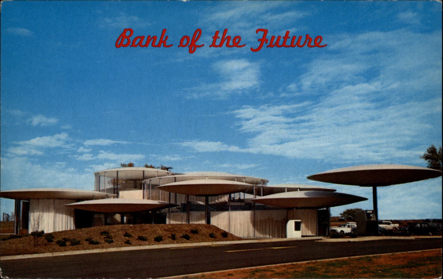 Bank of the Future Oklahoma City Oklahoma vintage postcard z895