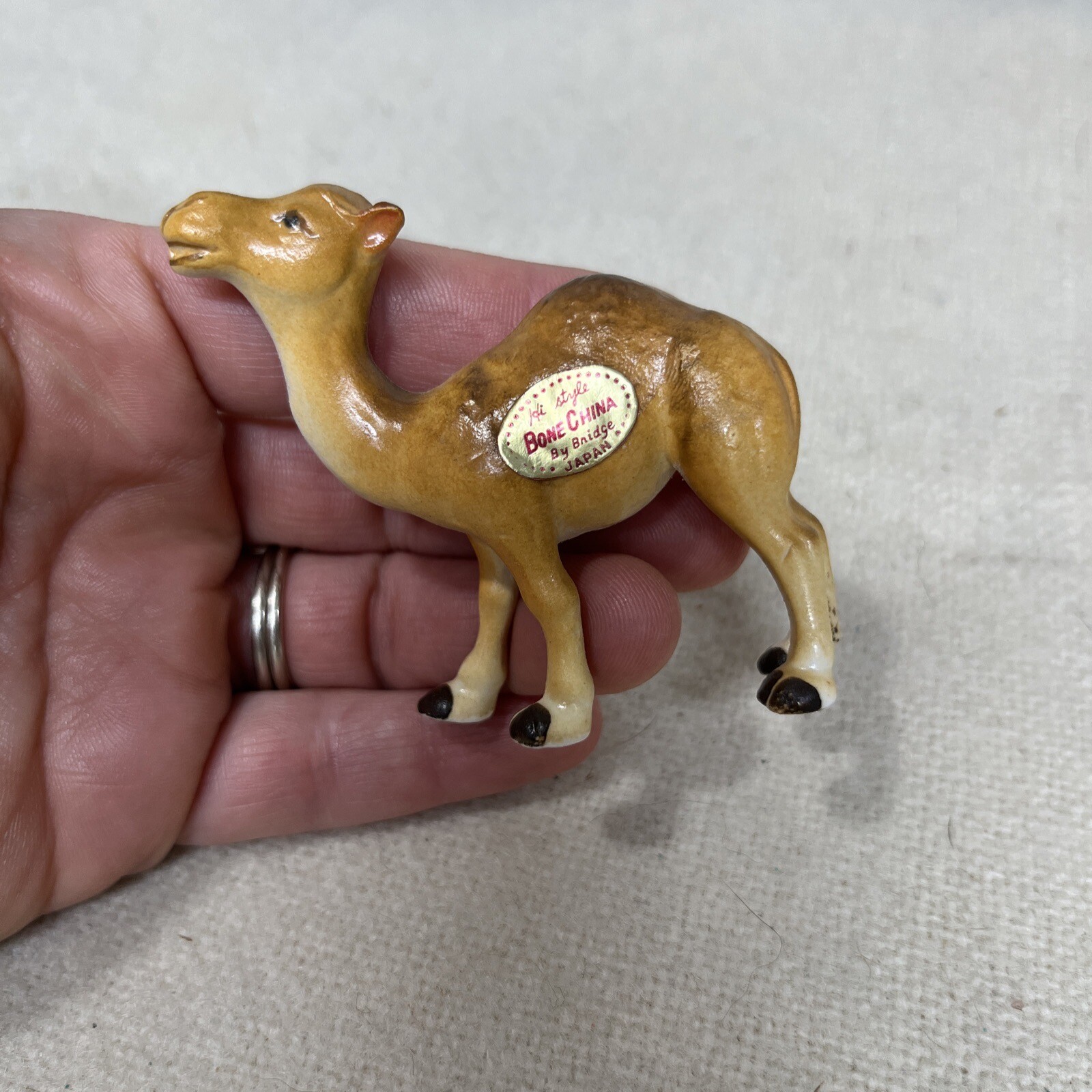 Replacement Pieces Vintage Nativity Bone China Camel Post War Japan Set of 3