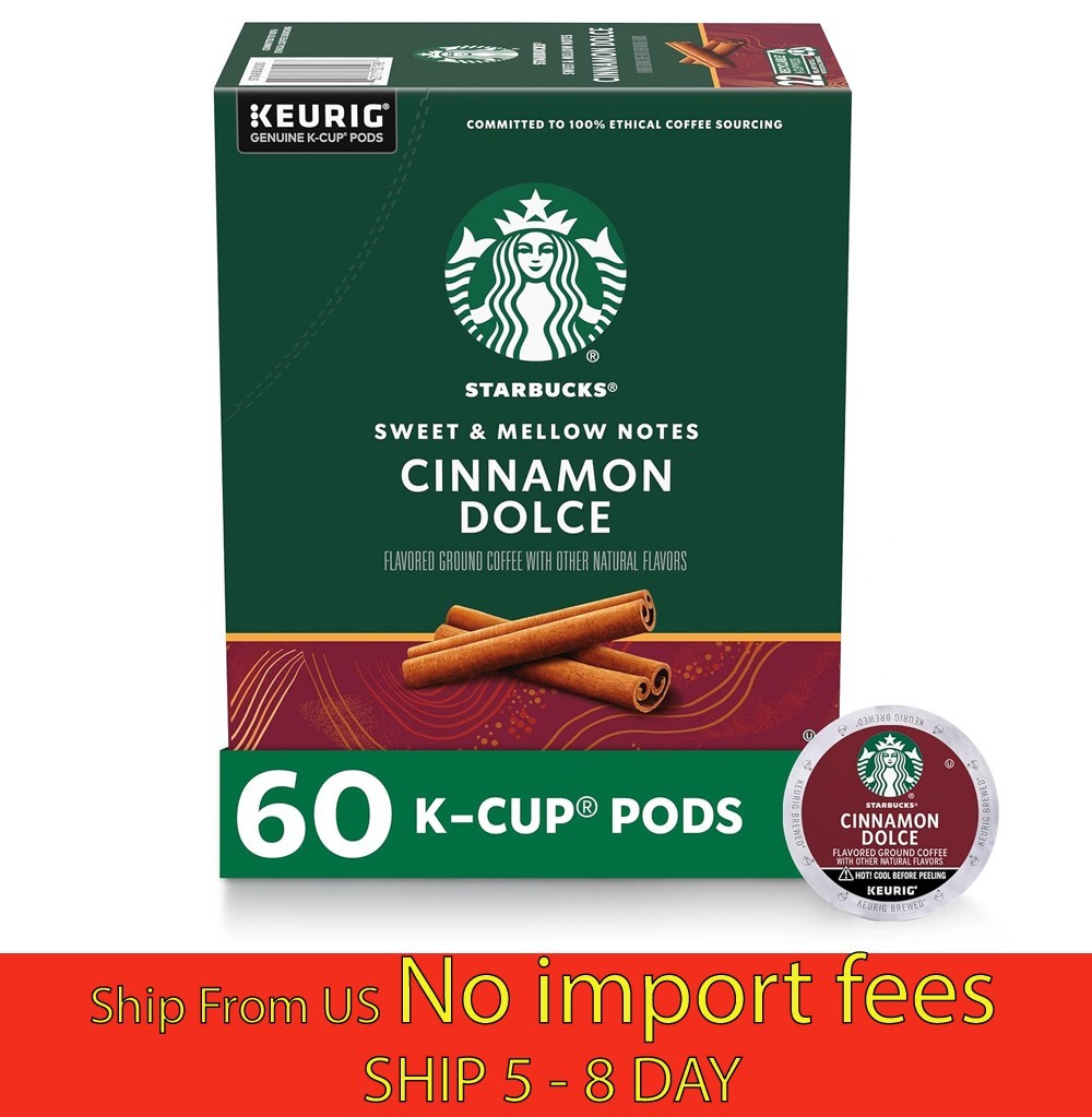 Starbucks Cinnamon Dolce K-Cup Coffee Pods 60Ct Keurig …(a19.5)