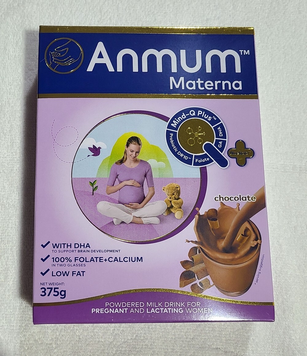 Anmum Materna Powdered Milk for Pregnant & Lactating Women – Chocolate 375 grams