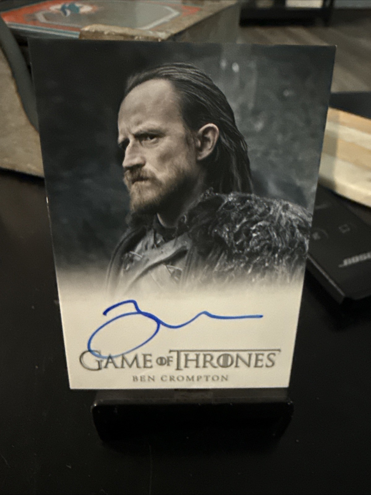 Game of Thrones Arts & Images Full Bleed Auto Ben Crompton as Eddison Roller
