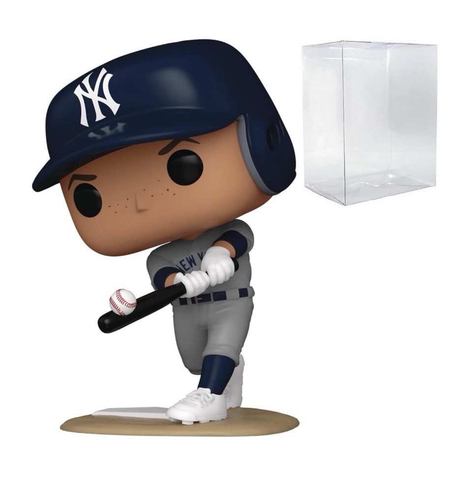 Funko Pop! MLB New York Yankees: Aaron Judge (Away) #112 w/ Ecotek Protector