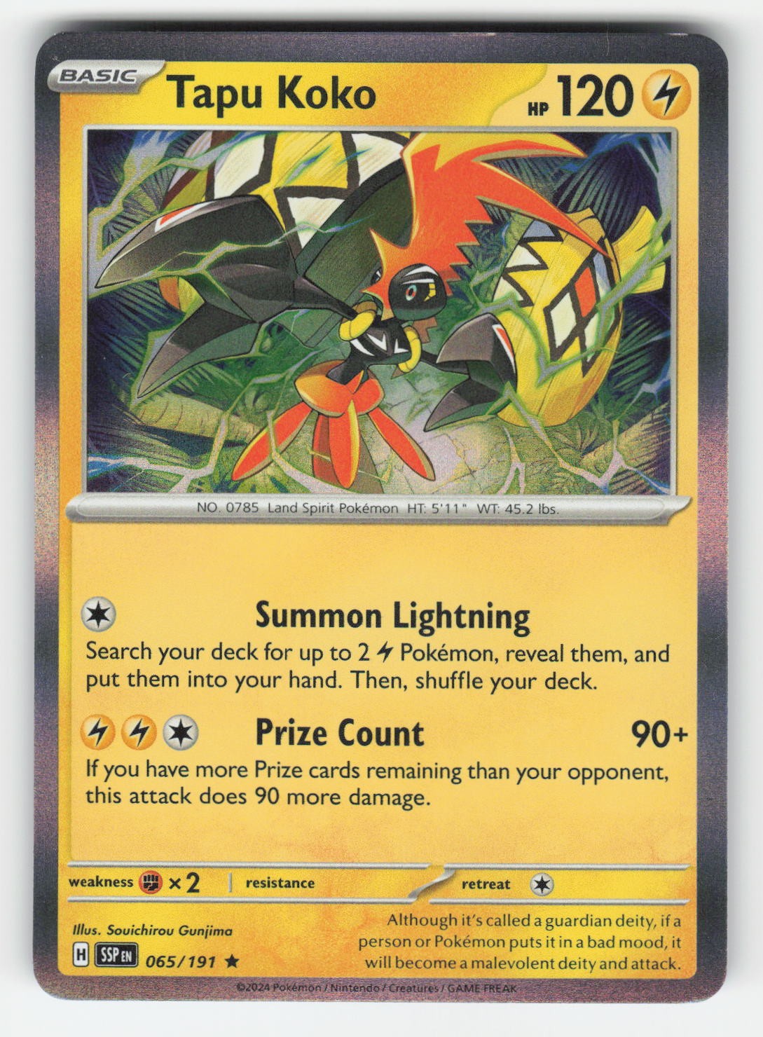Tapu Koko SV08: Surging Sparks #065/191