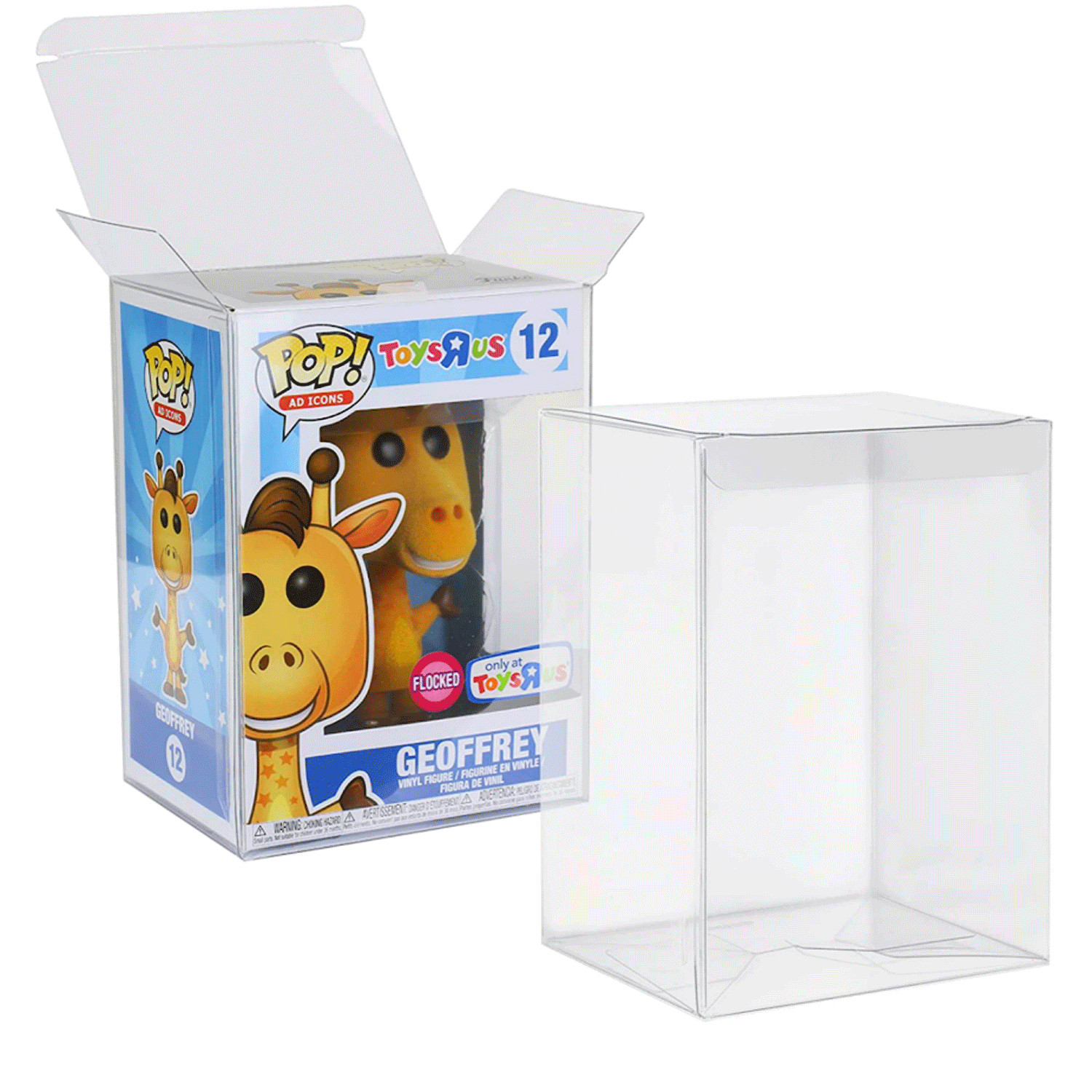 Lot 5 20 50 100 Pop Protector Cases for 4″ Funko POP! Vinyl Figures Box