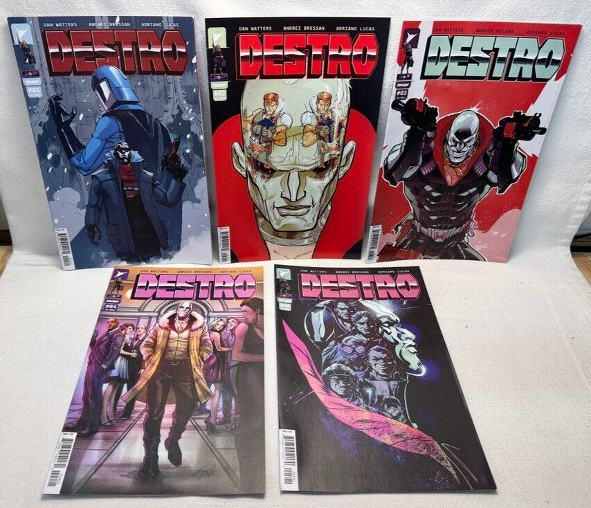 Image GIJoe Destro #1-5 CVR B Set by (W) Dan Watters *FREE SHIPPING*