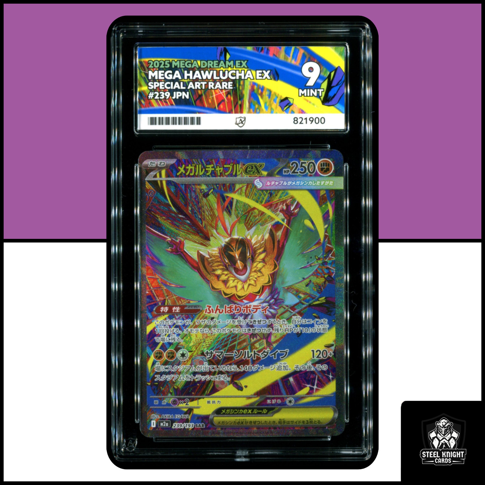 Ace Grading 9 : Mega Hawlucha EX : 239/193 : Pokémon TCG : JPN
