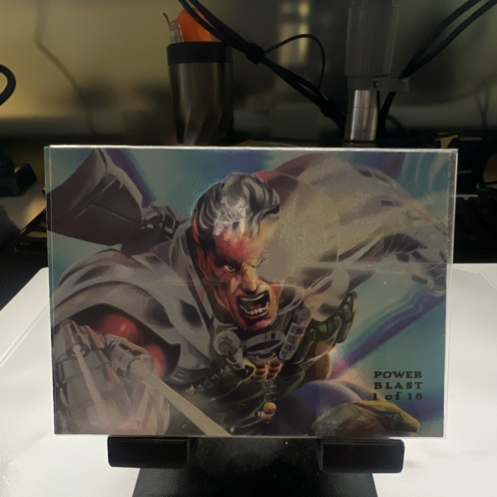 Flair 1994 Flair X-Men Power Blast Cable Insert Card #1 of 18