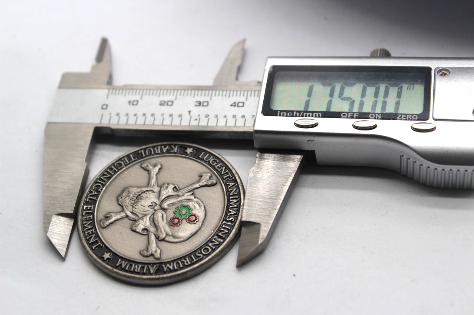 Kabul Technical Element KTE Afghanistan Enduring Freedom Skull Challenge Coin