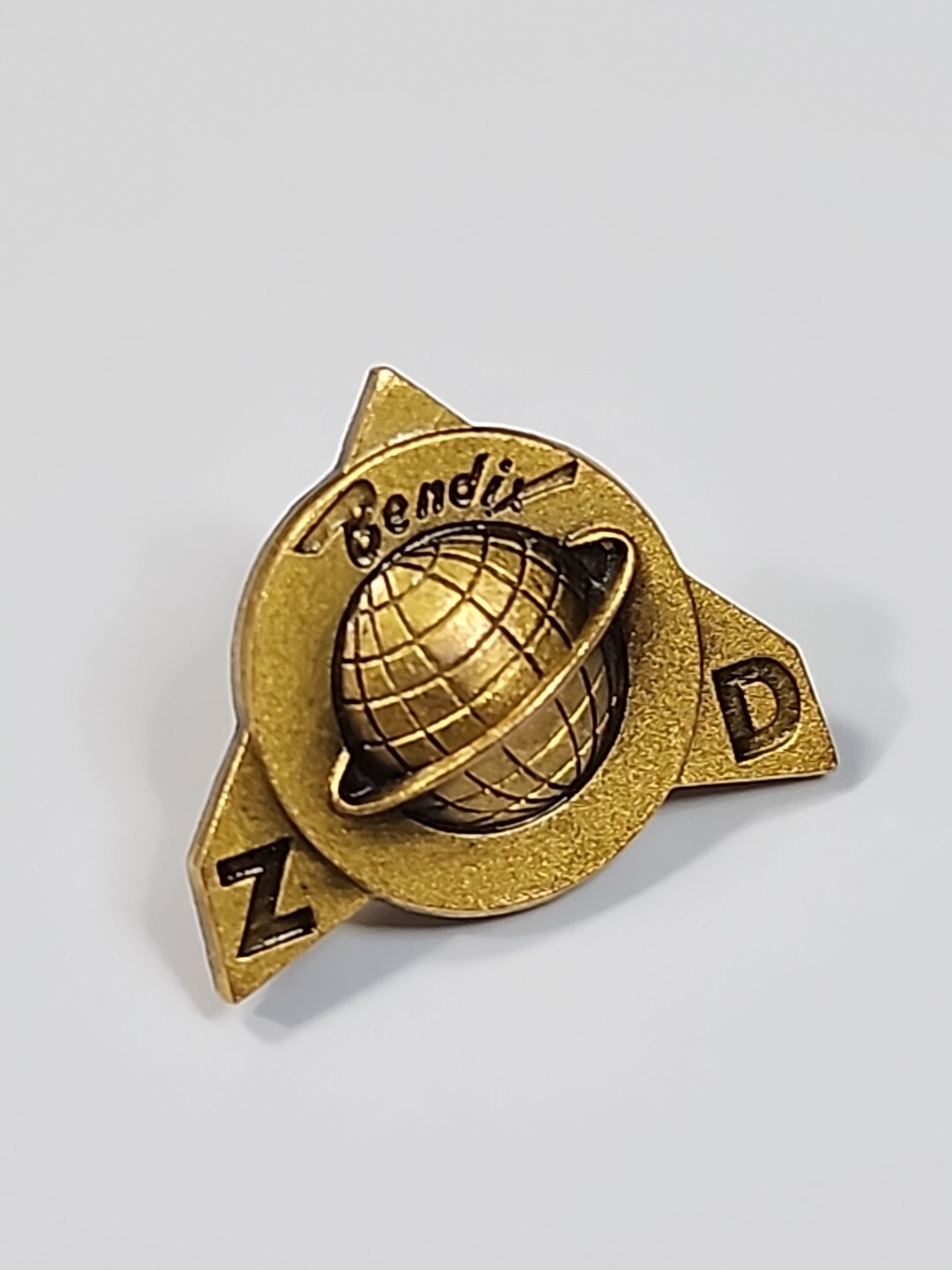 Bendix ZD Award Lapel Pin Zero Defects Preferred US Government Contractor RARE