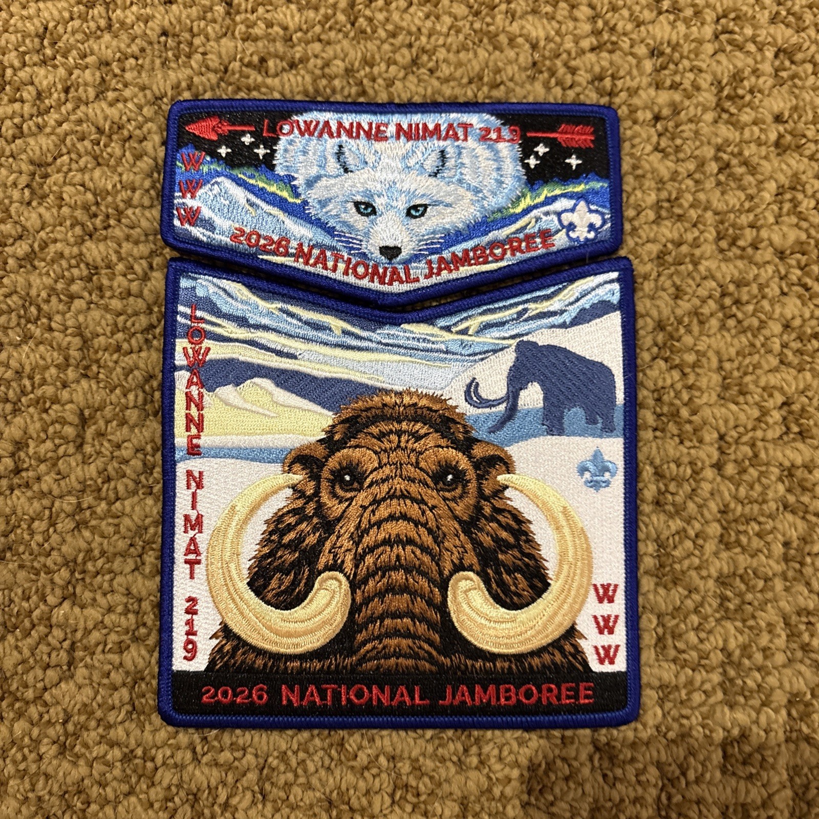 2026 Jamboree Lowanne Nimat 219 OA Flap Set Longhouse Council