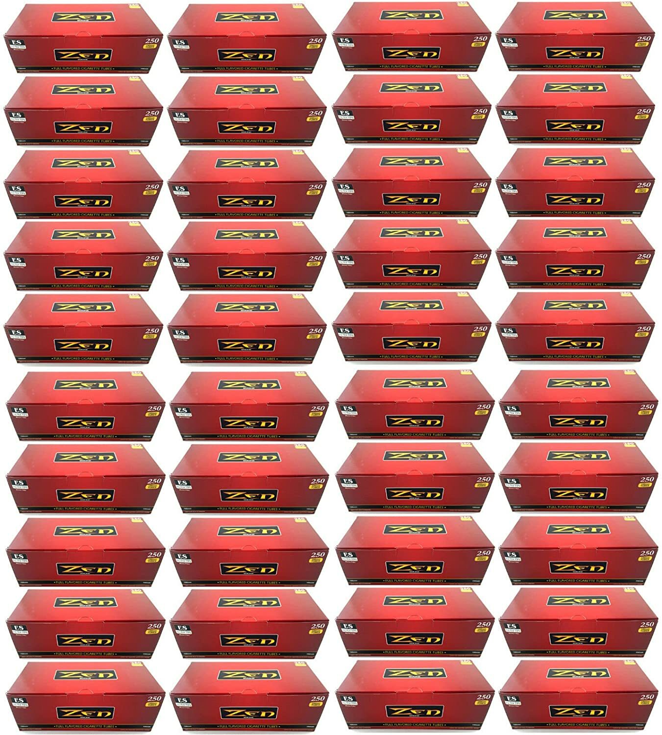 Zen Red/Full Flavor 100mm Tubes 250ct box [40-Boxes]