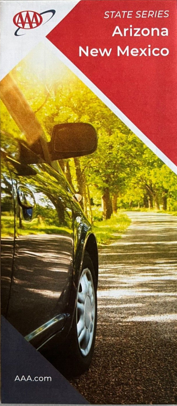 New AAA ARIZONA – NEW MEXICO STATE ROAD MAP Highway Tour AZ/NM LATEST 2025