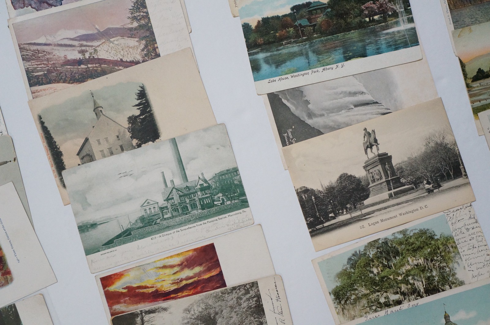 Postcard LOT 95 UNDIVIDED BACK Antique Old Post Cards United States Vintage Huge