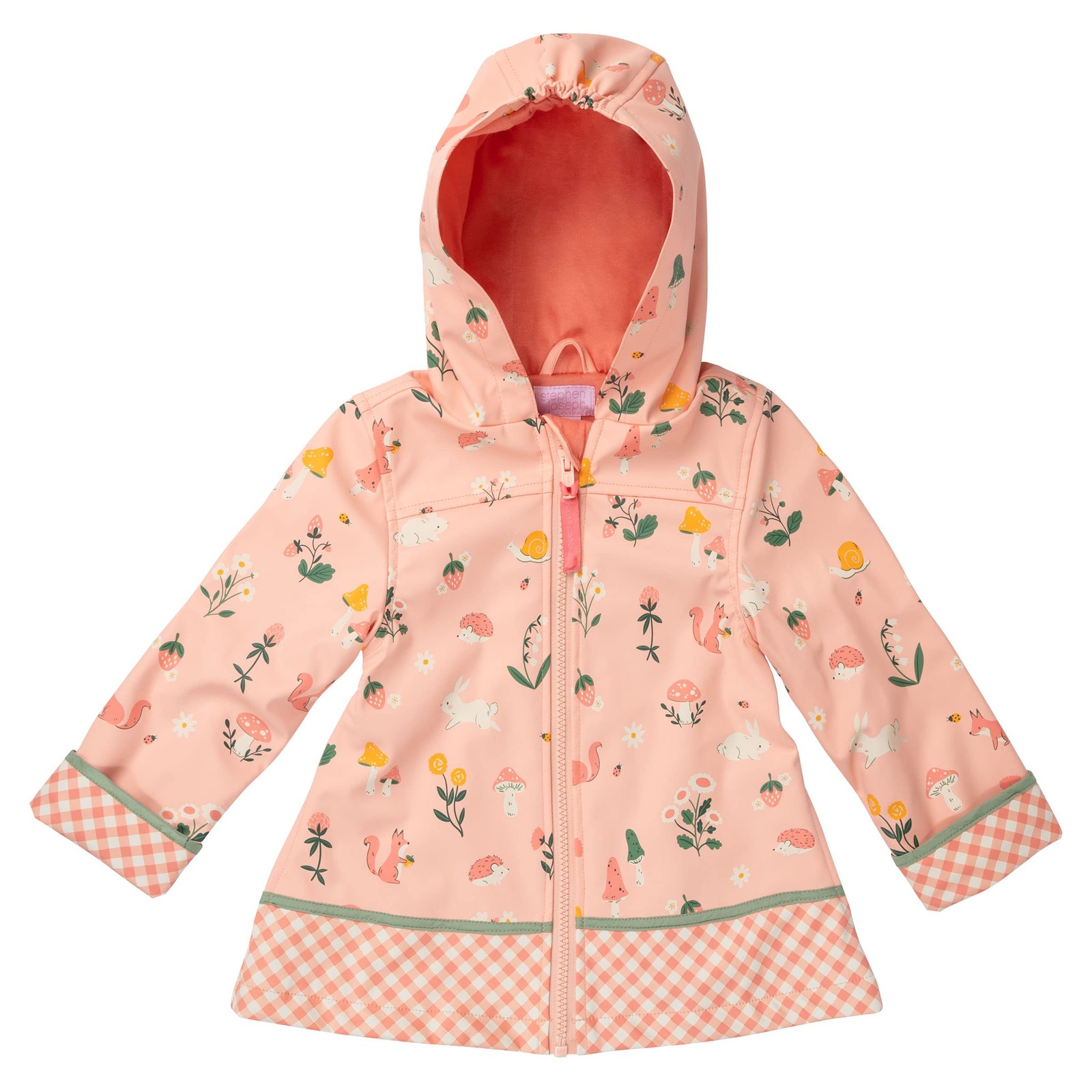 Stephen Joseph unisex child Stephen Joseph Raincoat, Strawberry Field, 4T US