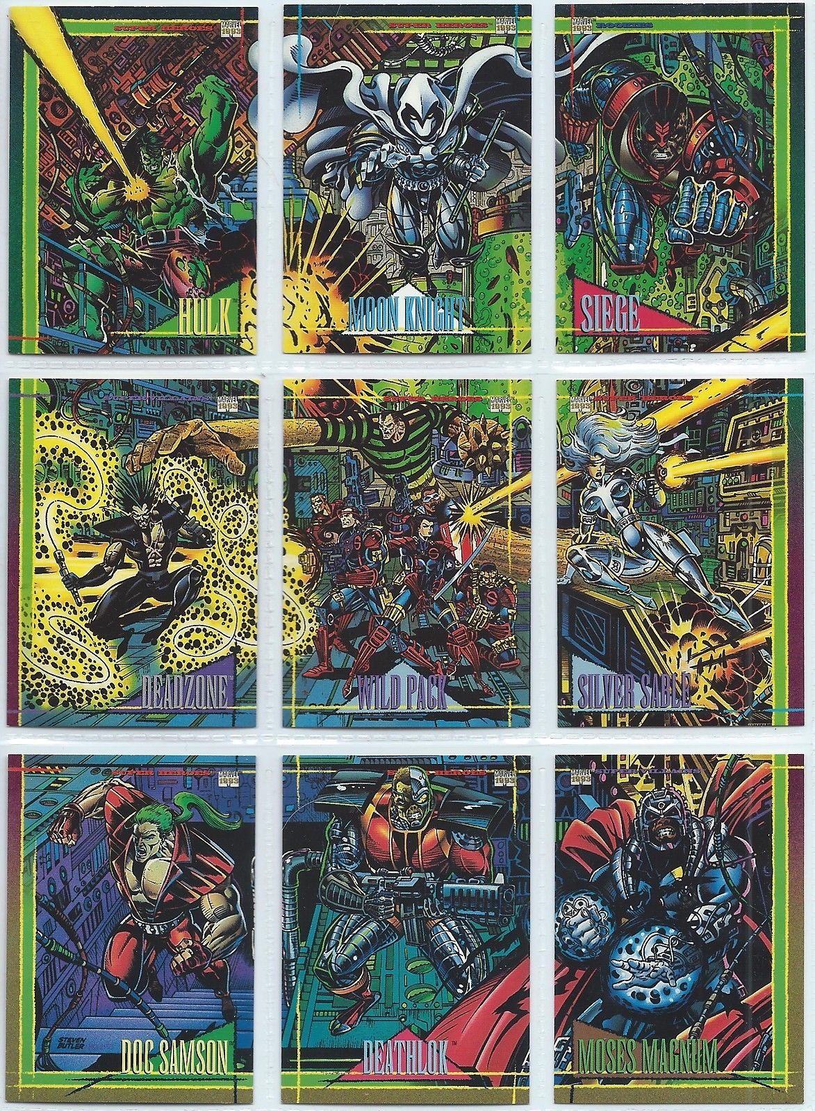 1993 Skybox Marvel Universe IV X-men Base Card You Pick Finish Your Set 1-90