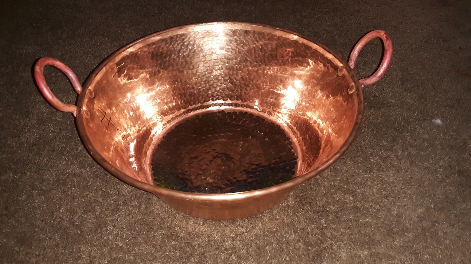 Mexican Pure Copper Pot for Carnitas Cazo. (14×7 in)