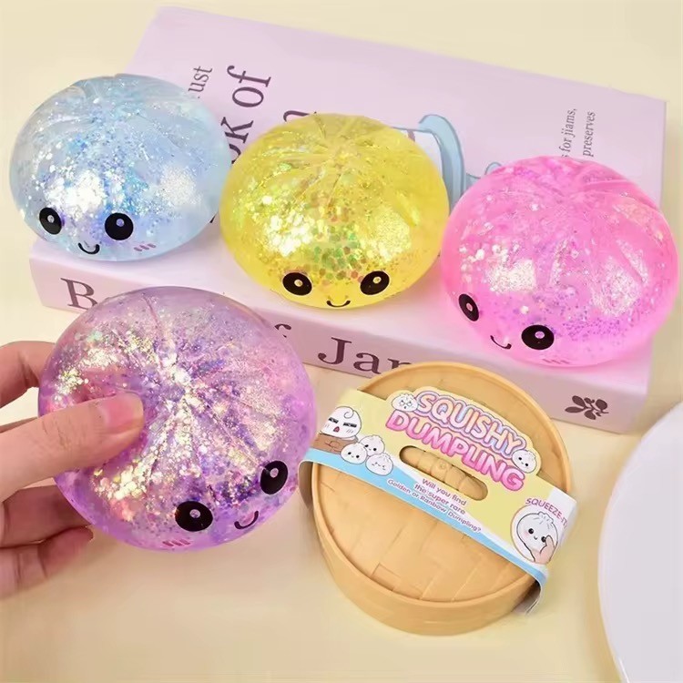 Dumpling Squishy Mystery Blind Pack – Soft Bun Stress Toy Random Surprise